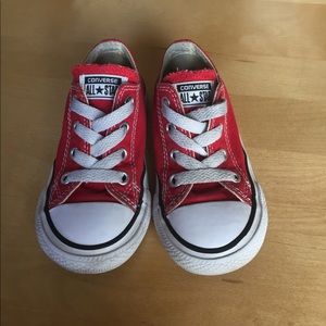Converse - toddler size 7 - red
