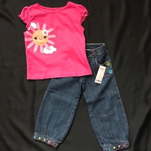 Gymboree Jeans and Tee Shirt Lot