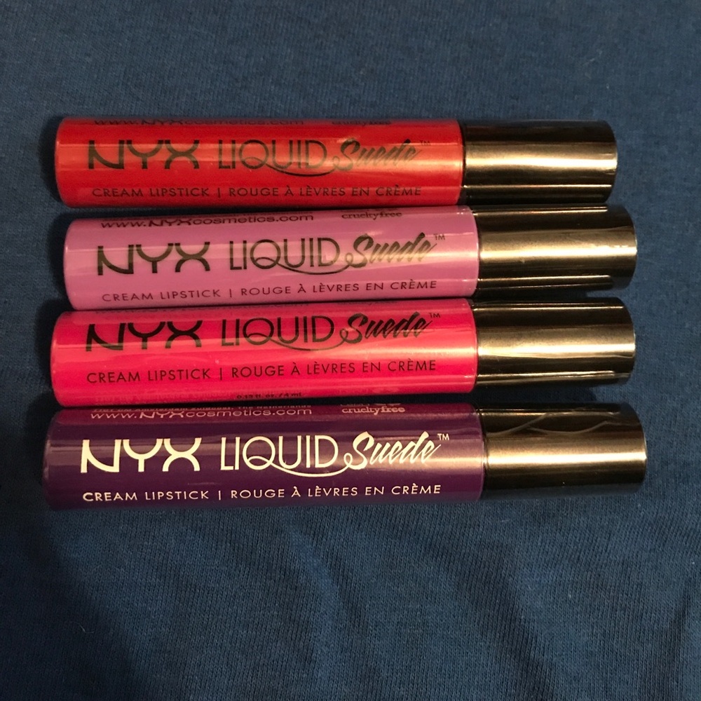 CCO⬇️ Bundle of sealed Nyx liquid suede lipsticks