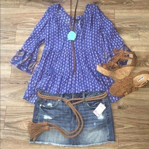 Jean Mini Skirt