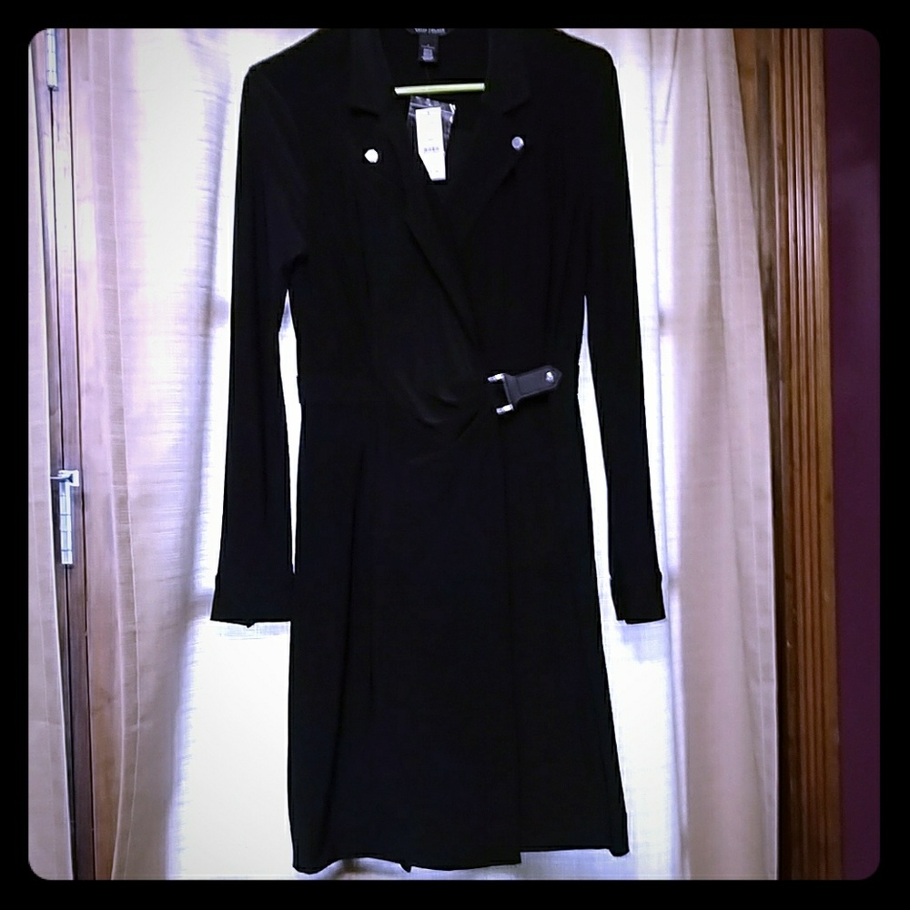 *Sale!!!* NWT WHBM black faux wrap dress
