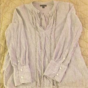 J Crew Striped Tunic Blouse