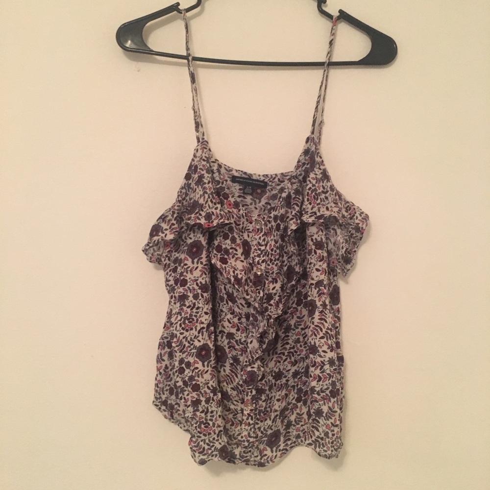 American Eagle floral tank top