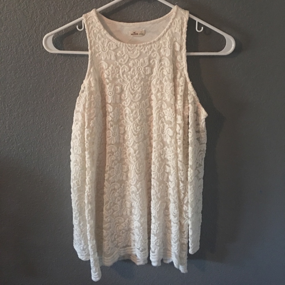 Off the shoulder white Hollister blouse