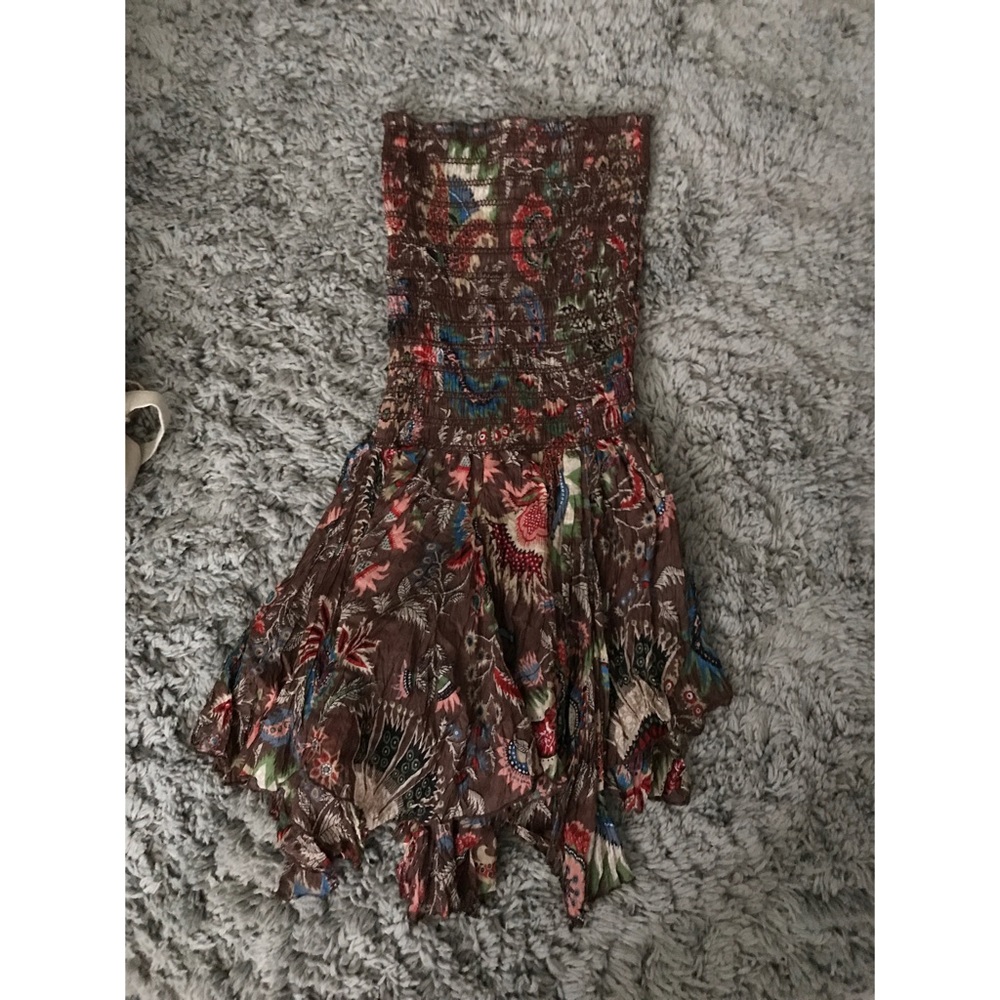 Free people strapless dress