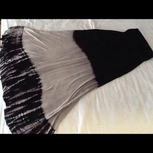 Very long skirt