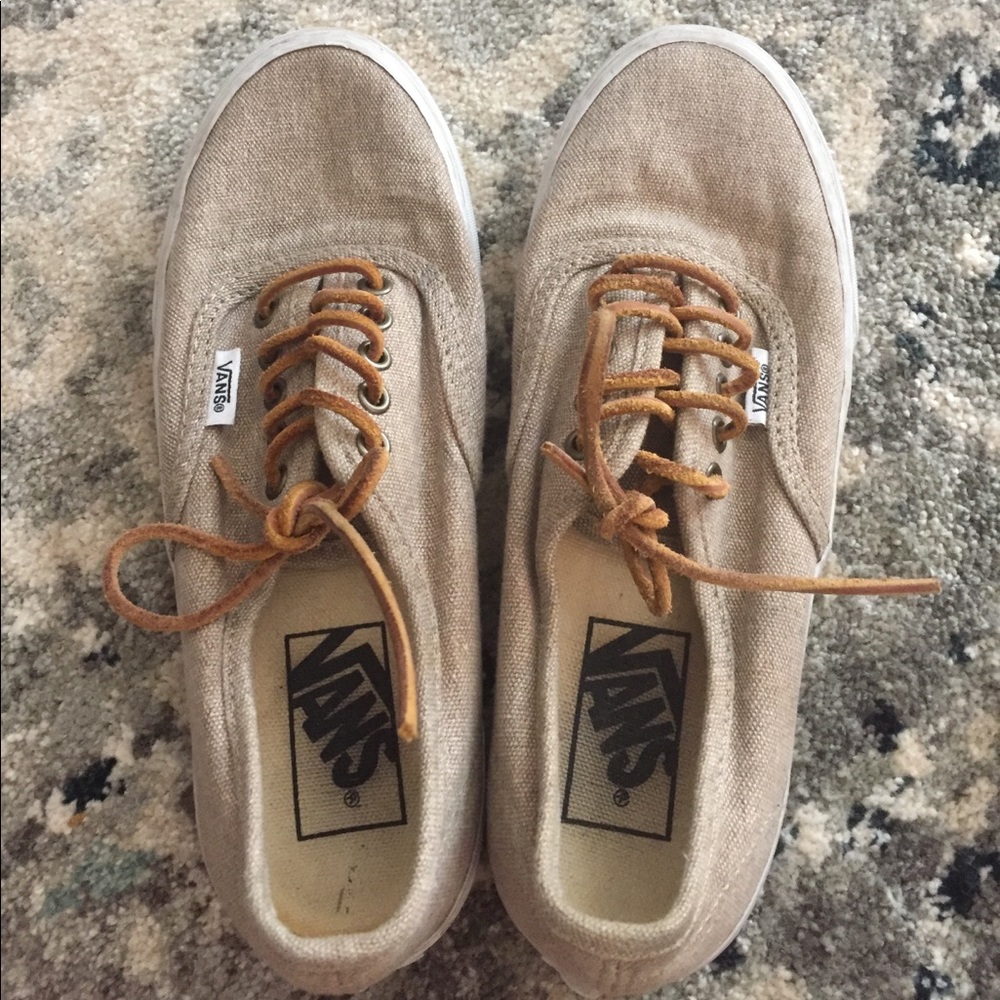 khaki Vans