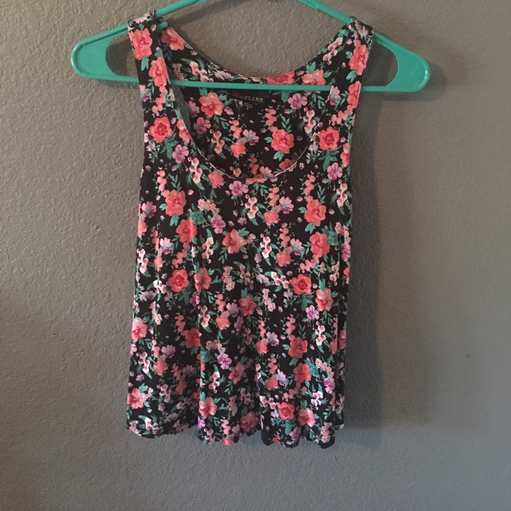 Adorable floral tank