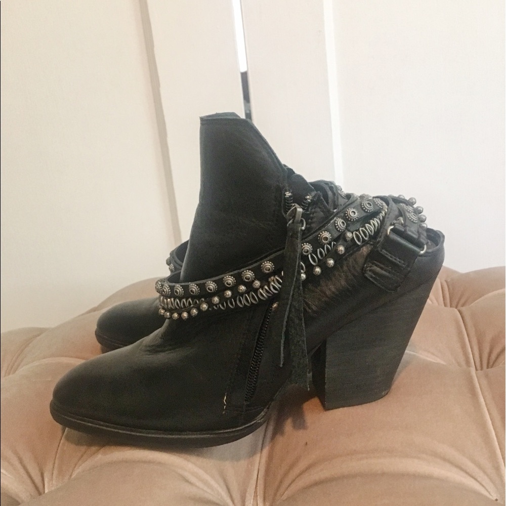 Dolce Vita Open Back Strap Bootie