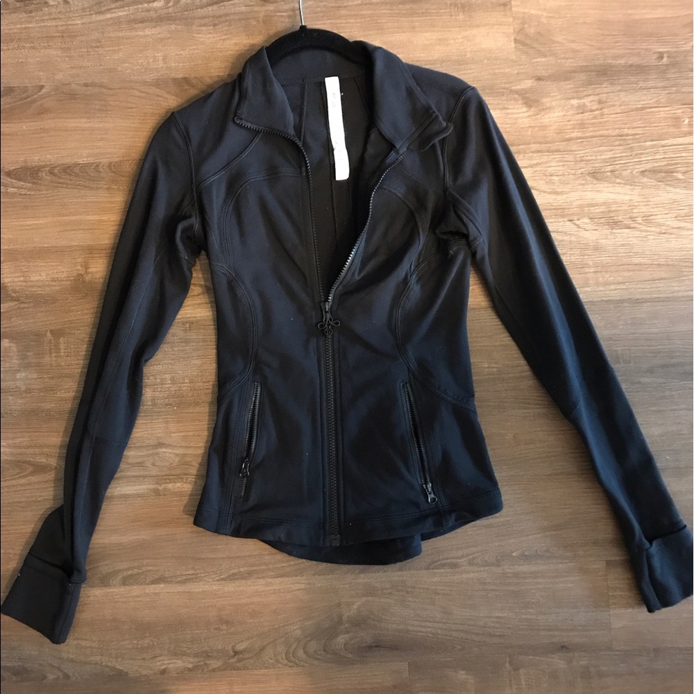 Black Lululemon Zip Up Jacket