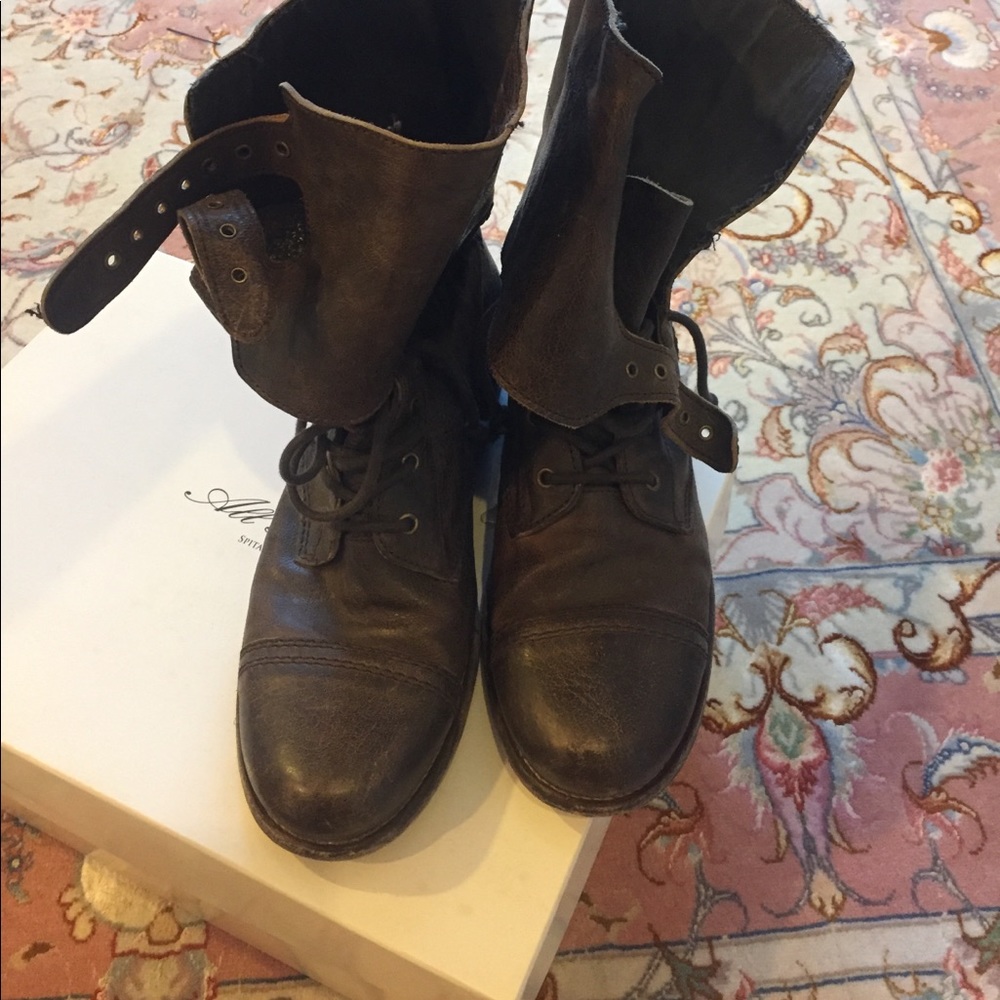 AllSaints Damisi Boot in Asphalt