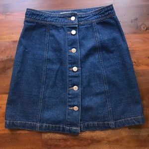 Trendy jeans skirt