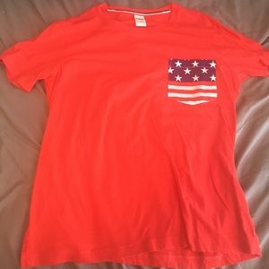 4th of July PINK Pocket Tee