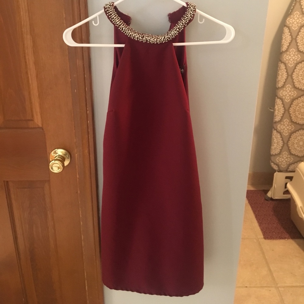 Lulus beaded collar dress