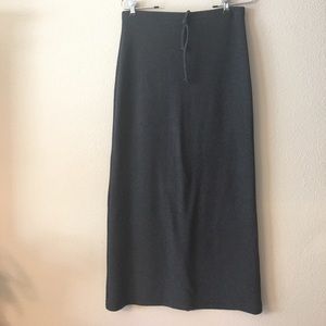 Dark Grey Size 8 Long Skirt Final Price