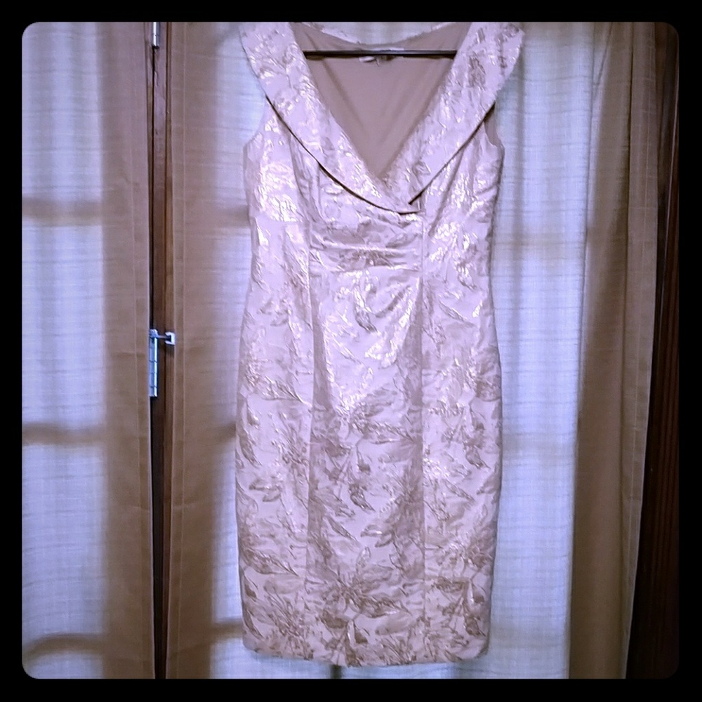 *Flash Sale!* Stunning champagne and ivory dress