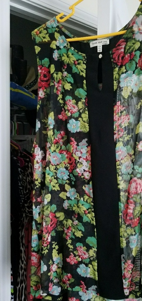 Sheer woman's blouse