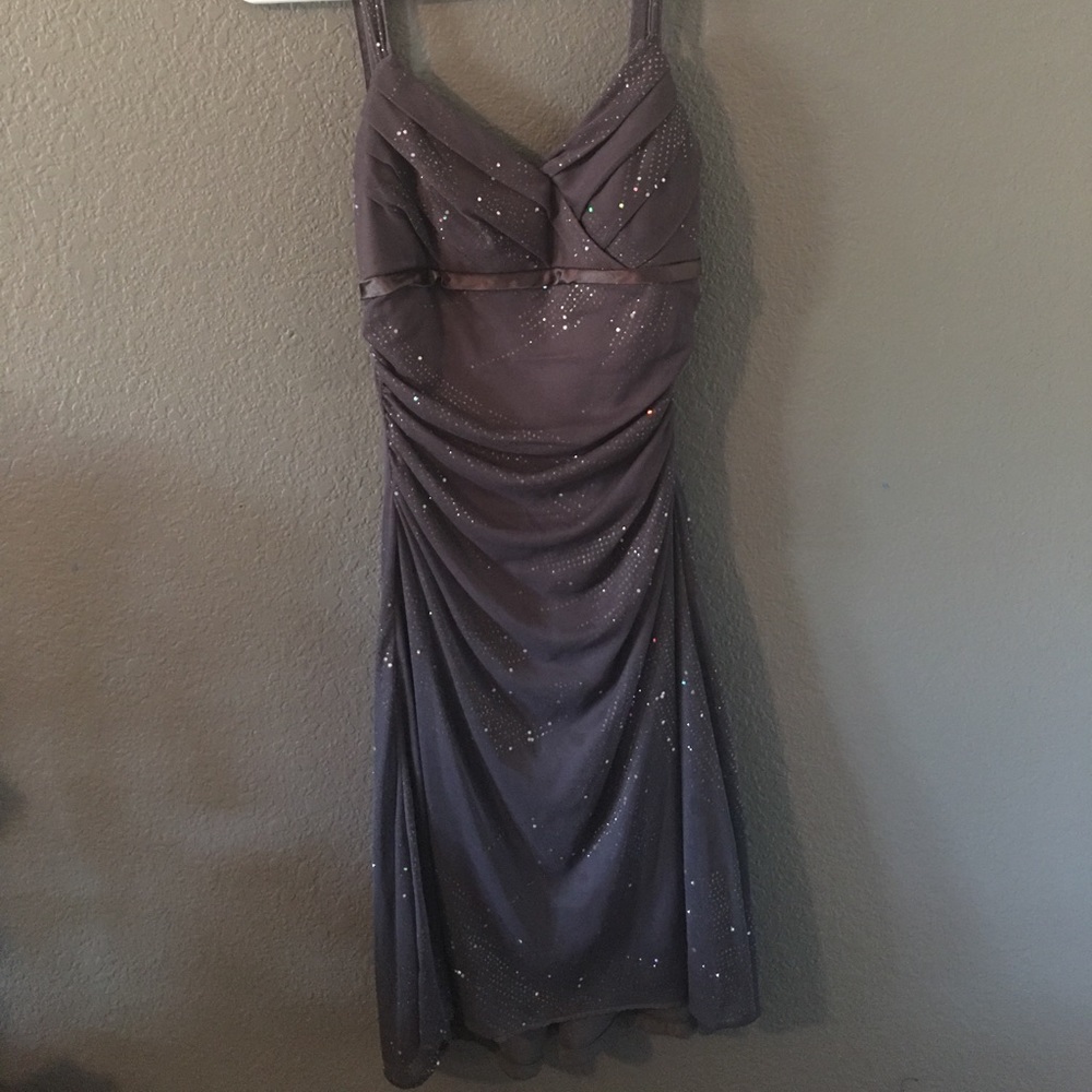 Grey sparkly dress