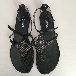 Guess Black Gladiator sandals!!