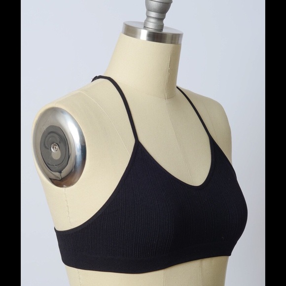 Bralette lace tattoo strappy sexy bra trendy - Picture 7 of 8