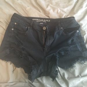 Black High Waisted American Eagle Shorts