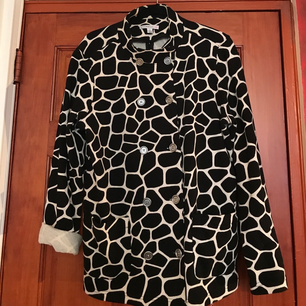 Isaac Mizrahi L, 100% Cotton sweat jacket!. Mint!