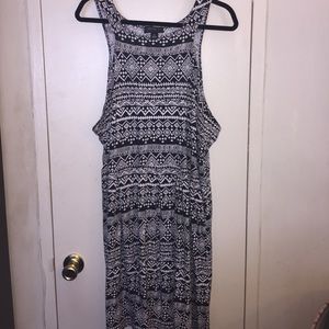 Plus Size Forever 21 Black and White Aztec Dress