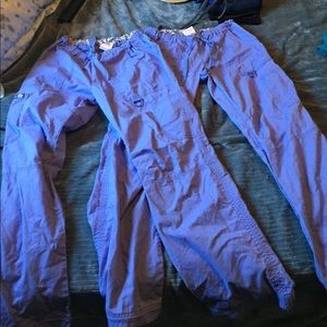 Ceil blue Koi scrub pants, Lindsey fit