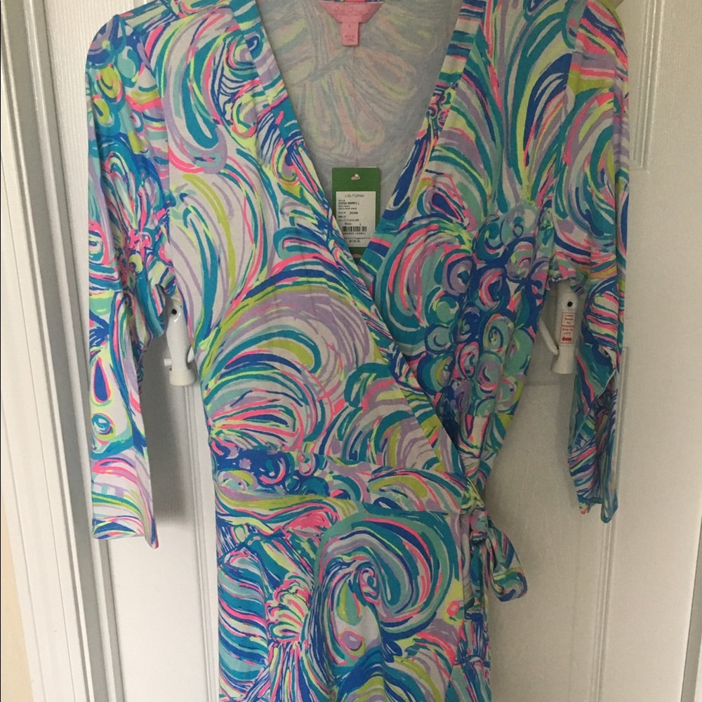 Nwt Lilly pulitzer Emilia wrap dress