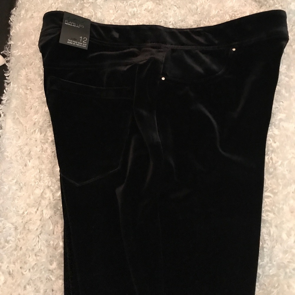 Velvet dress pants