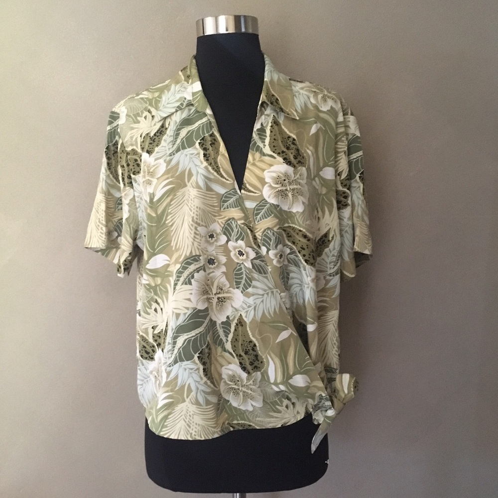 Vintage 1980s Claudia Richards Wrap Top