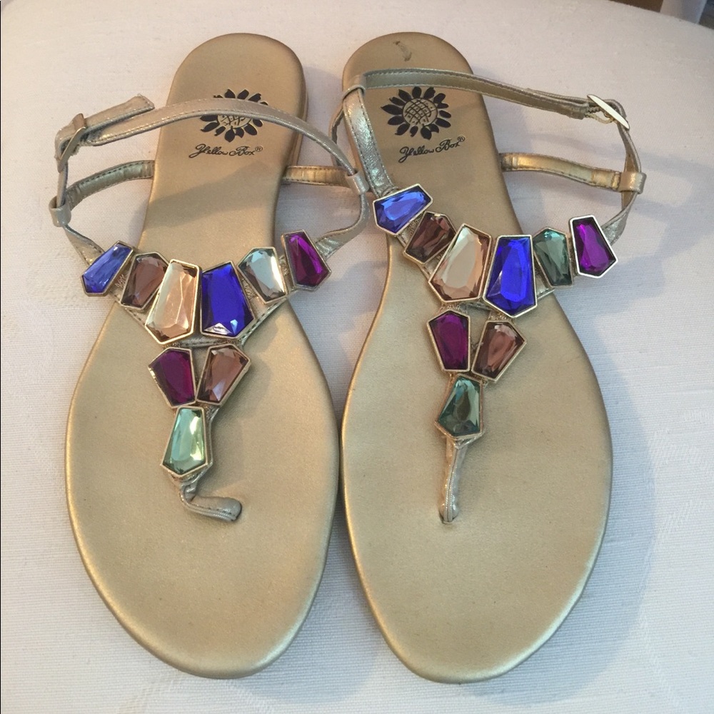 Jeweled sandals