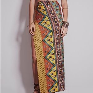 Novella royale maxi skirt with slit