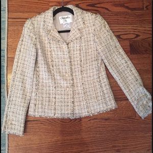 Chanel tweed blazer Chanel tweed blazer
