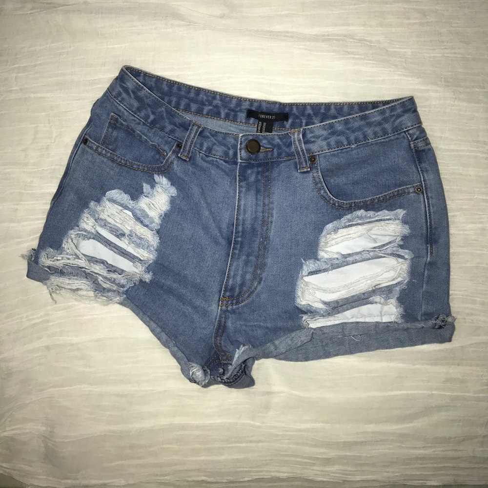 High waisted shorts