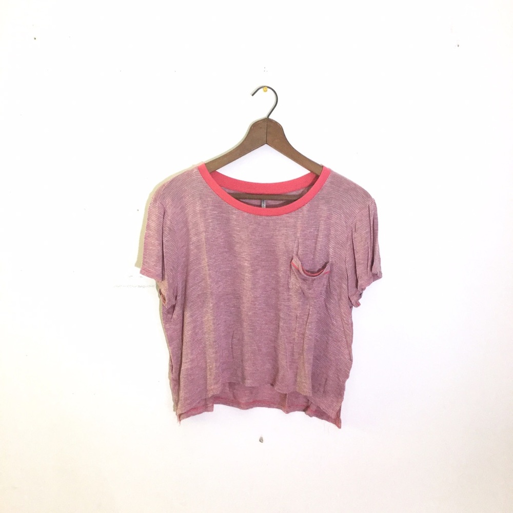Forever 21 Striped Crop Top