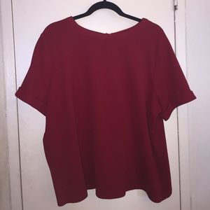Plus Size Forever 21 Red Top