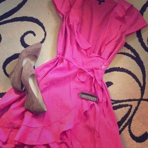 Apt. 9 Hot Pink Ruffle Dress