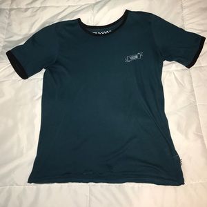 Vans teal t-shirt