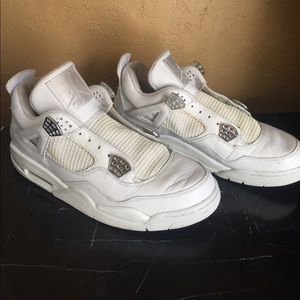 Air Jordan flight retro 4 all white