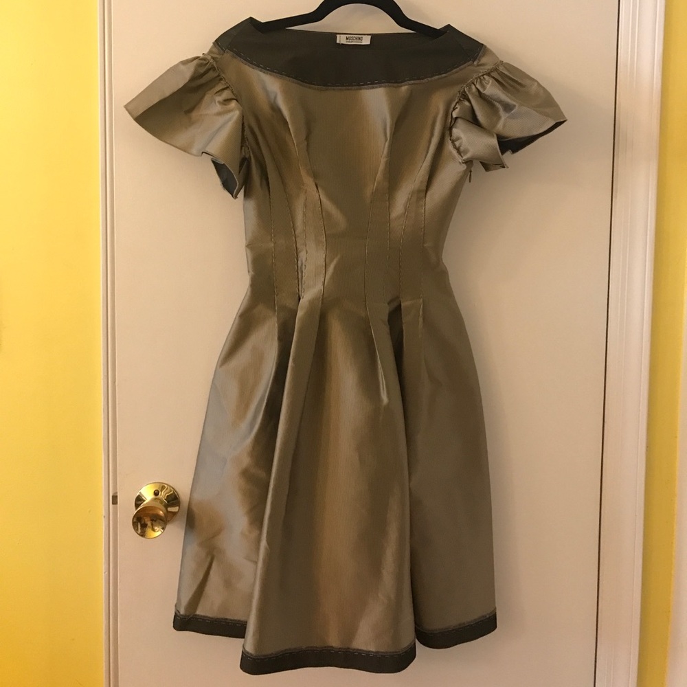 Moschino Cheap & Chic gold dress