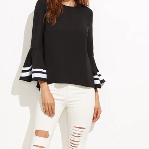 🆑New Elegant Bell Sleeved Top - Picture 4 of 5