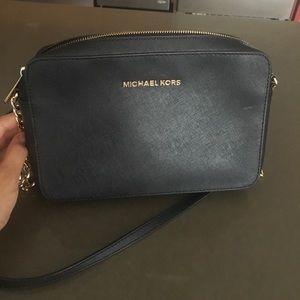 Michael Kors black luxe crossbody
