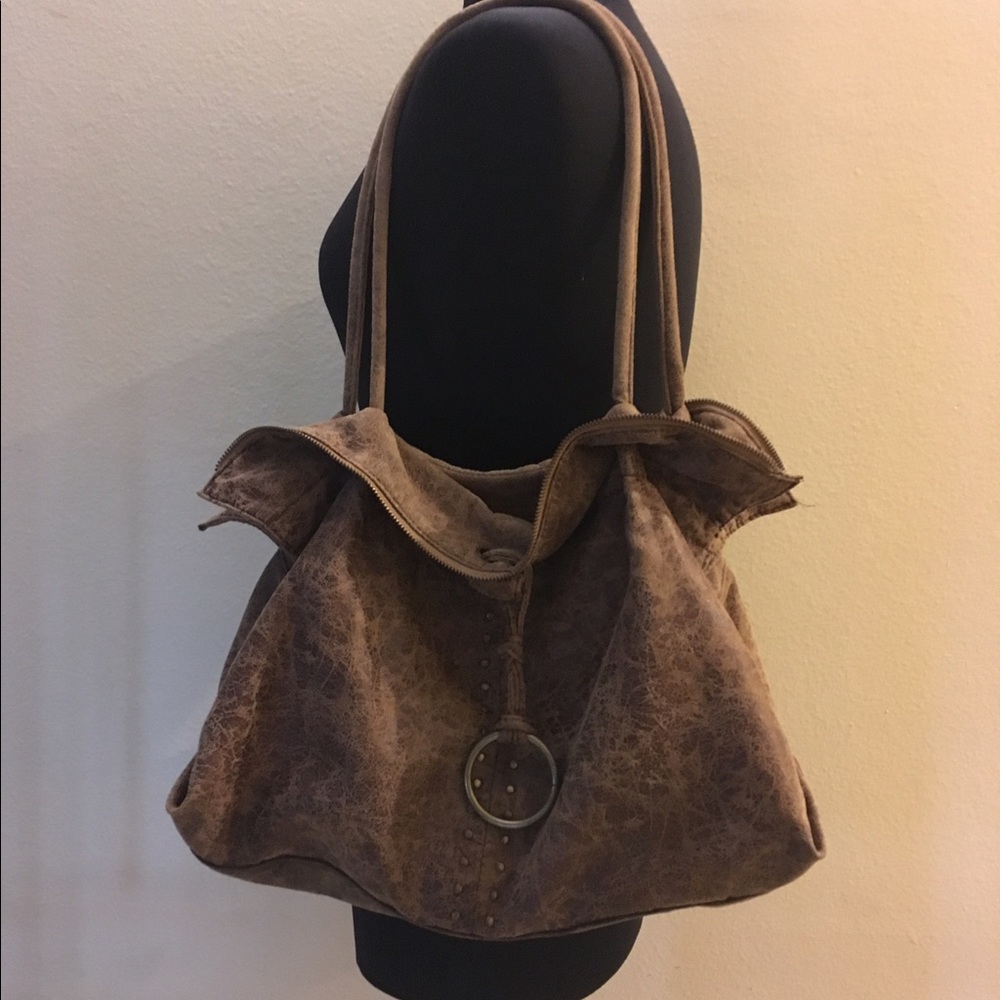 Suede Dolce and Gabbana purse.