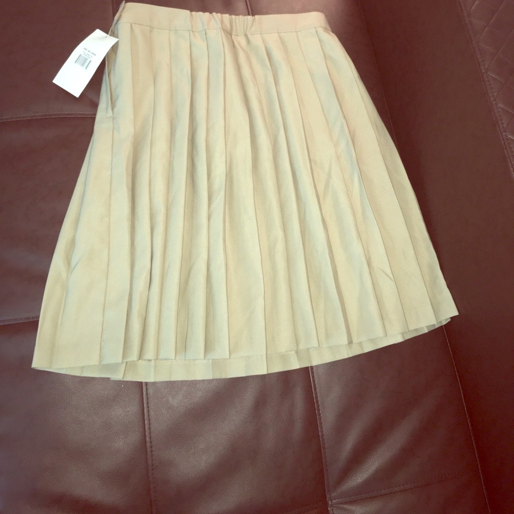 Pleated Midi School Uniform Skirt