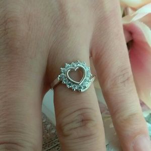 Genuine Solid Sterling Silver Heart Ring