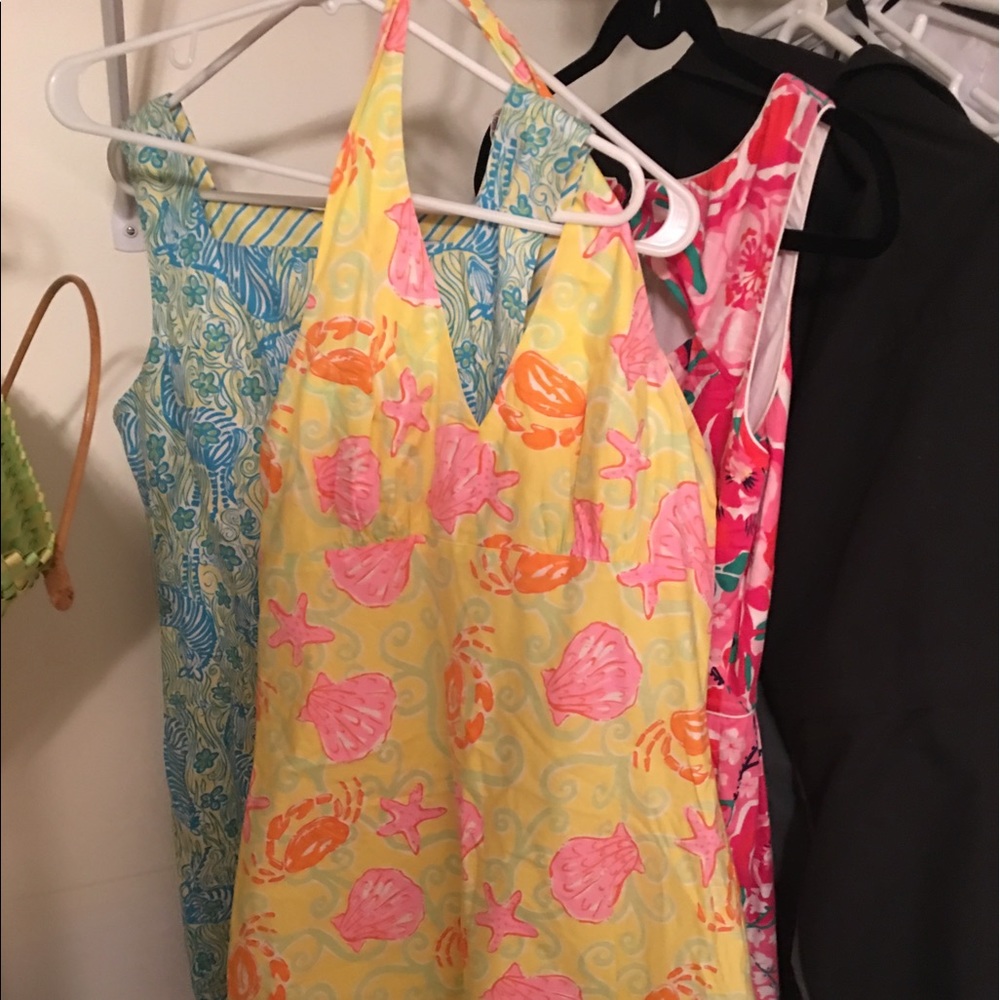 White label halter lilly pultizer dress