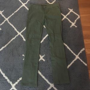Never been worn olive green skinny jeans