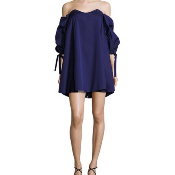 Caroline Constas Gabriella Off Shoulder Dress - Picture 1 of 2