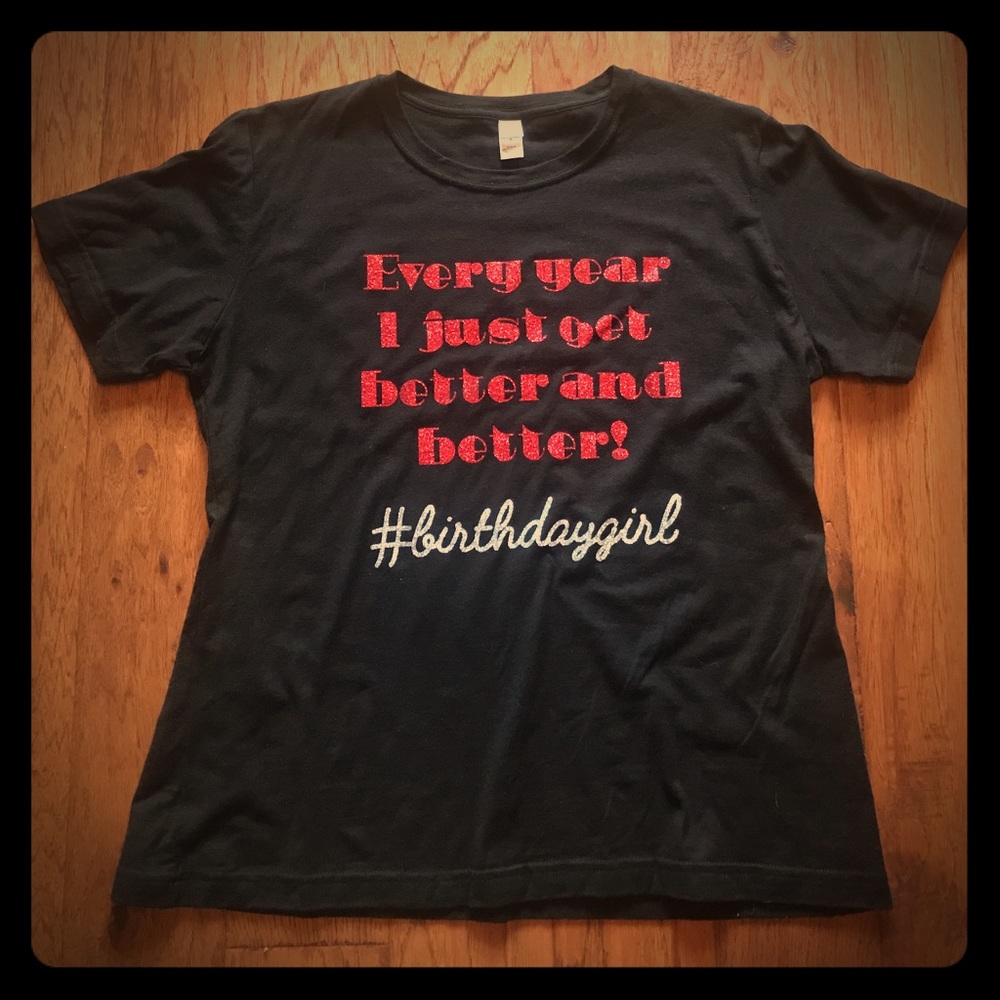 #birthdaygirl tee - Tickled Pink! Exclusive